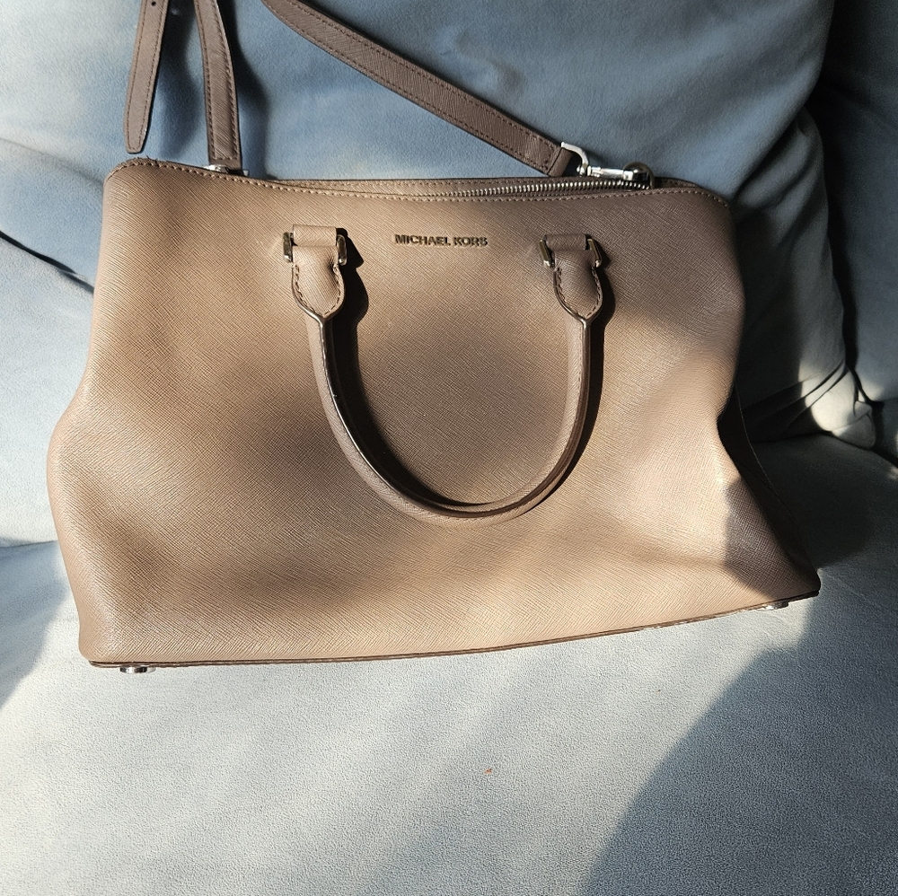 Michael Kors Brown Satchel Bag